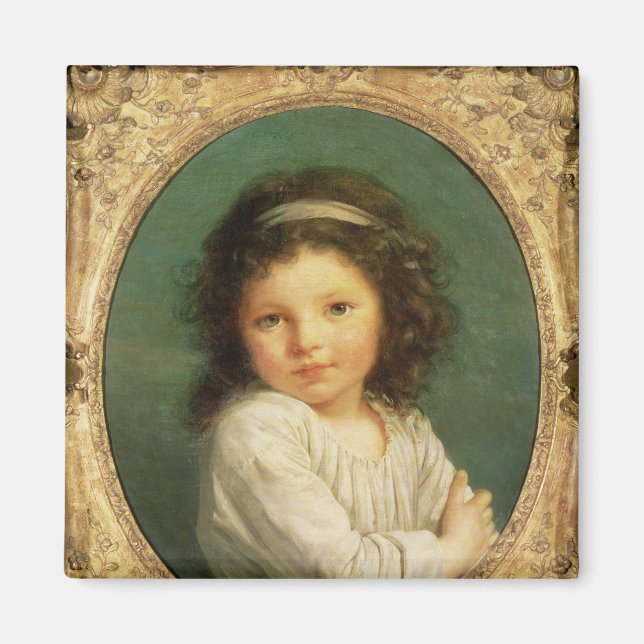 Portrait of Caroline Lalive de la Briche, 1786 Magnet (Front)