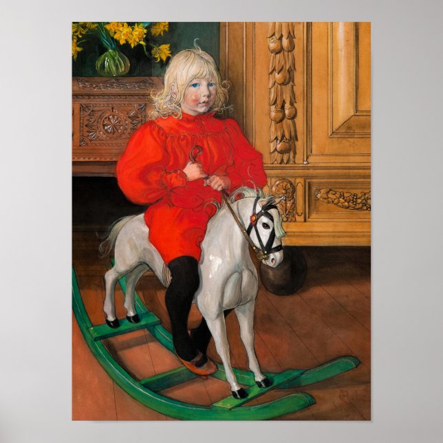 Portrait of Casimir Laurin, Murre by Carl Larsson Poster (Front)