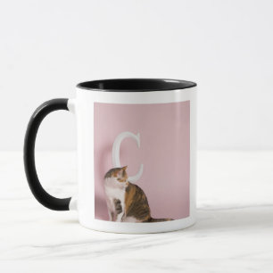 Portrait of cat mug