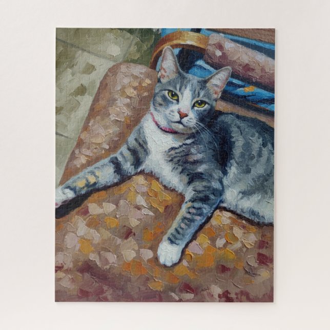 Portrait of Cat Puzzle (Vertical)