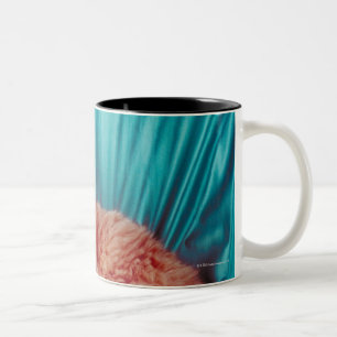 Portrait of cat Two-Tone coffee mug