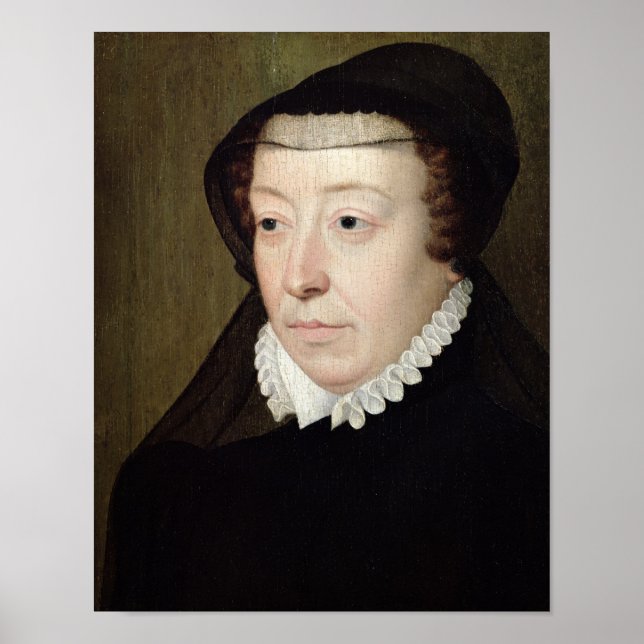 portrait of Catherine de Medici Poster (Front)