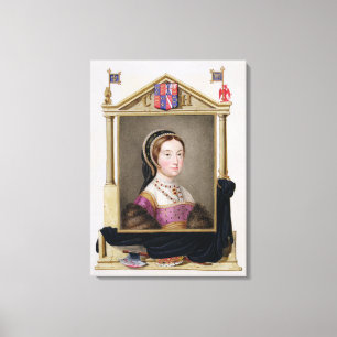 Portrait of Catherine Howard (c.1520-d.1542) 5th Q Canvas Print