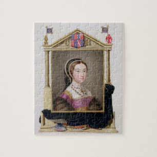 Portrait of Catherine Howard (c.1520-d.1542) 5th Q Jigsaw Puzzle