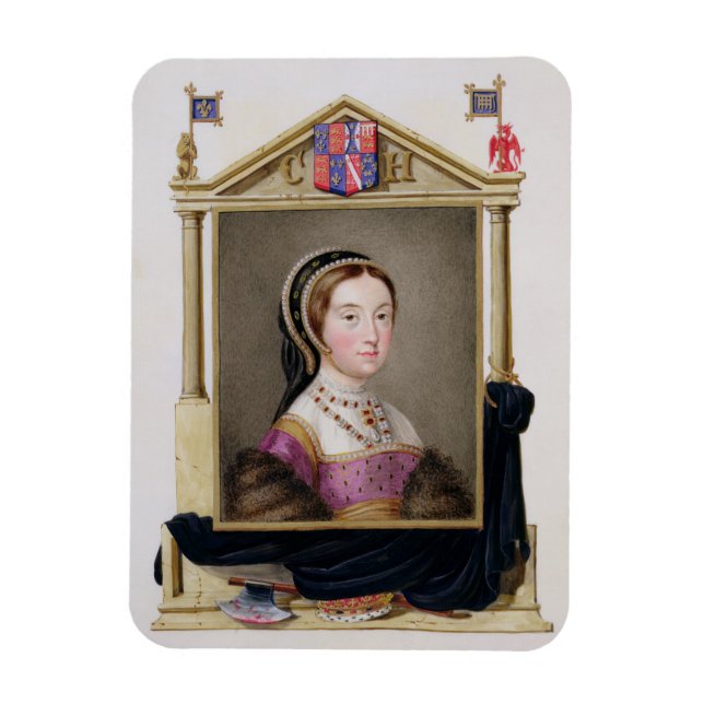 Portrait of Catherine Howard (c.1520-d.1542) 5th Q Magnet (Vertical)