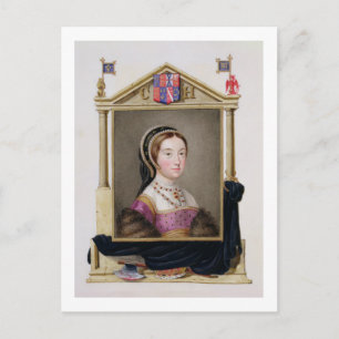 Portrait of Catherine Howard (c.1520-d.1542) 5th Q Postcard