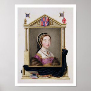 Portrait of Catherine Howard (c.1520-d.1542) 5th Q Poster