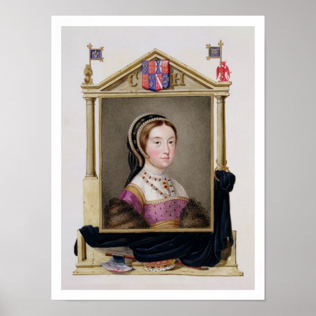 Portrait of Catherine Howard (c.1520-d.1542) 5th Q Poster (Front)