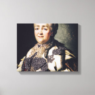 Portrait of Catherine II  of Russia 2 Canvas Print