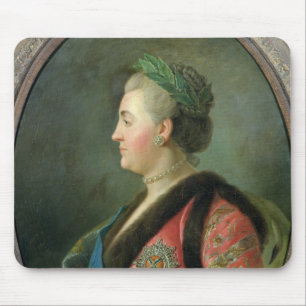 Portrait of Catherine II  of Russia Mouse Mat