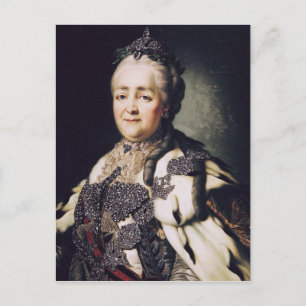 Portrait of Catherine II of Russia Postcard