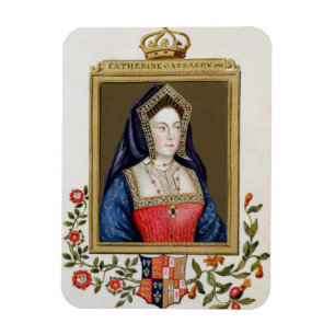 Portrait of Catherine of Aragon (1485-1536) 1st Qu Magnet