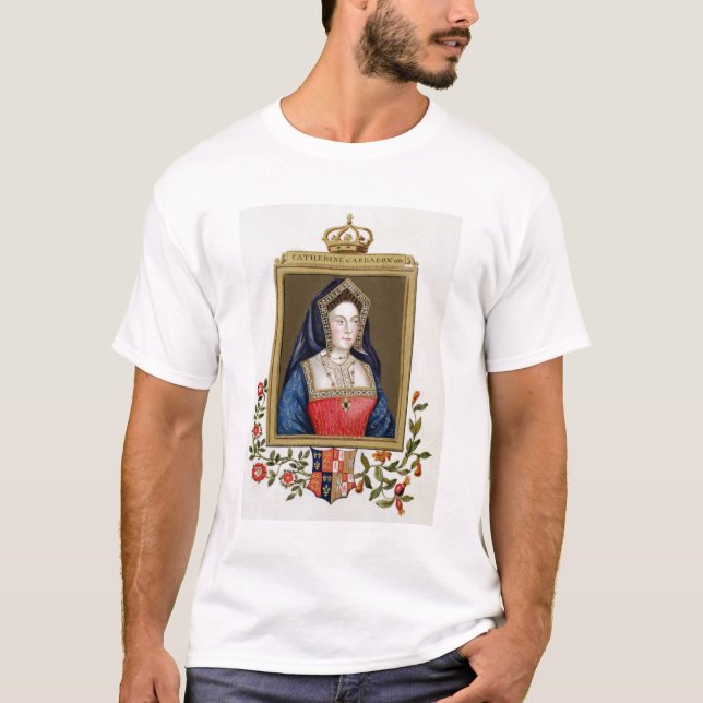 Portrait of Catherine of Aragon (1485-1536) 1st Qu T-Shirt (Front)