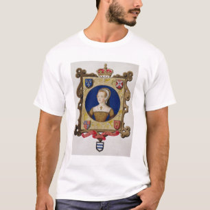 Portrait of Catherine Parr (1512-48) 6th Queen of T-Shirt