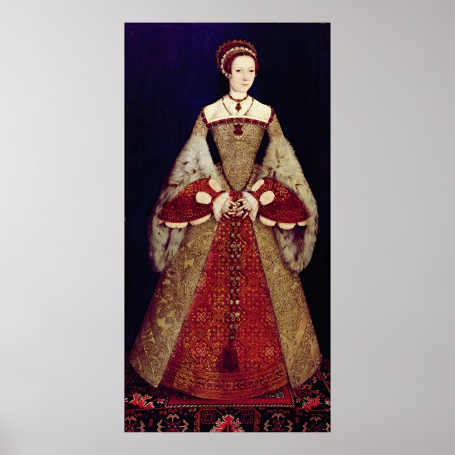 Portrait of Catherine Parr, 1545 Poster (Front)