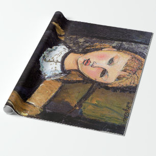 Portrait of Ceroni, Modigliani Wrapping Paper
