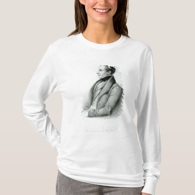 Portrait of Charles Babbage  1832 T-Shirt (Front)