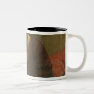 Portrait of Charles Baudelaire  1847 Two-Tone Coffee Mug