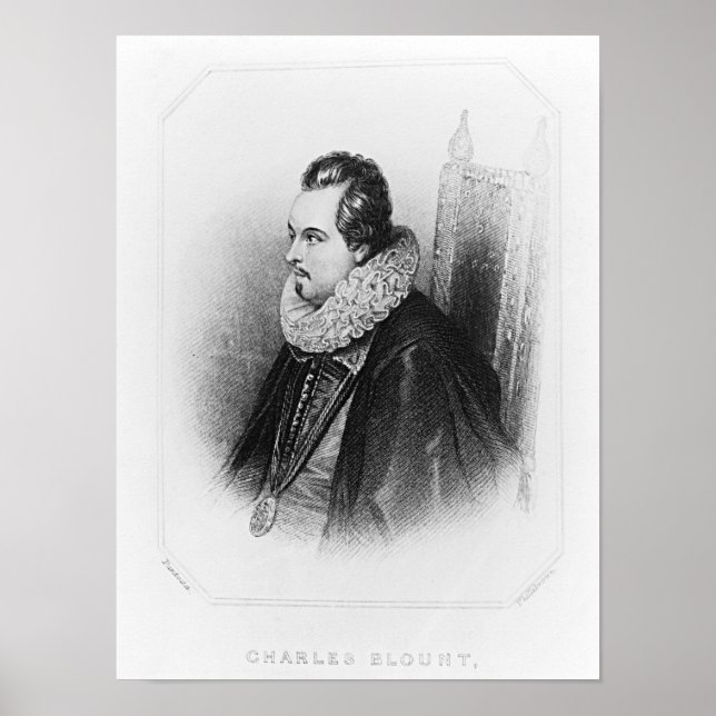 Portrait of Charles Blount  8th Earl of Poster (Front)