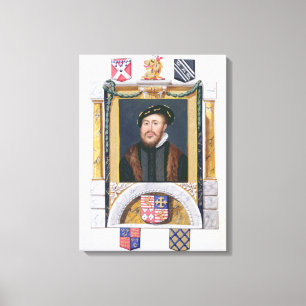 Portrait of Charles Brandon (1488-1545) Duke of Su Canvas Print