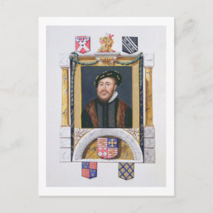 Portrait of Charles Brandon (1488-1545) Duke of Su Postcard