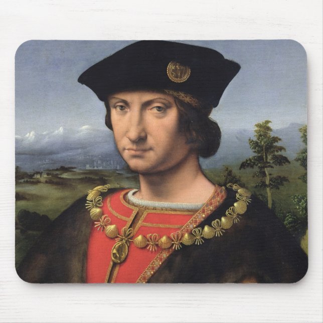 Portrait of Charles d'Amboise  Marshal of France Mouse Mat (Front)