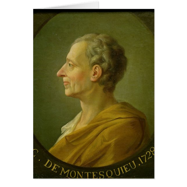 Portrait of Charles de Montesquieu (Front)