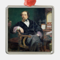 Portrait of Charles Dickens (oil on canvas)