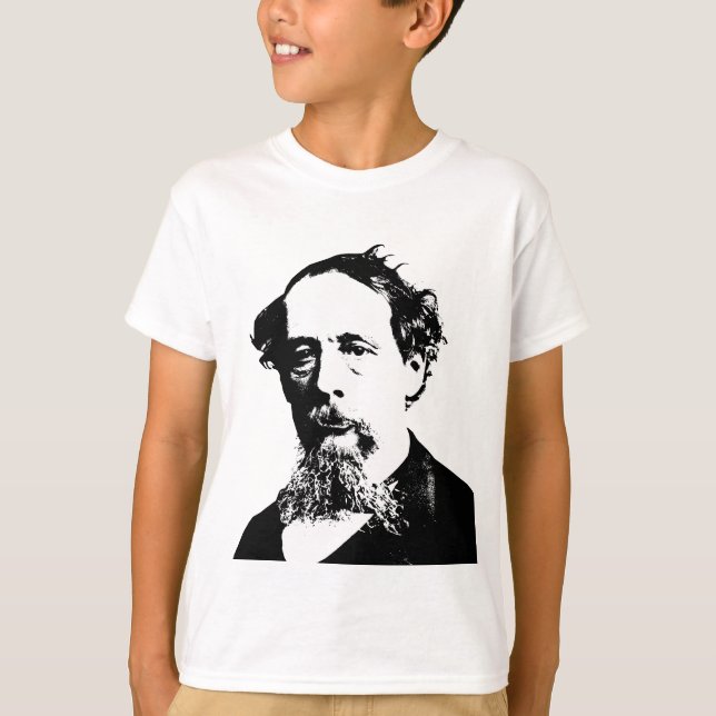 Portrait of Charles Dickens T-Shirt (Front)