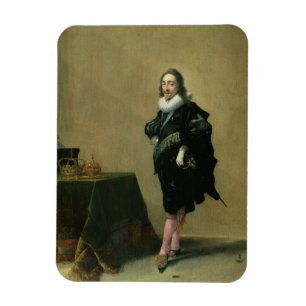 Portrait of Charles I (1600-49) 1632 (oil on panel Magnet