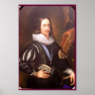 Portrait of Charles I King of England - Poster