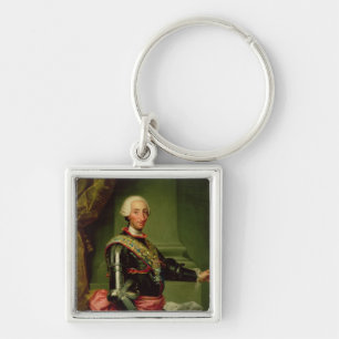 Portrait of Charles III c.1761 Key Ring