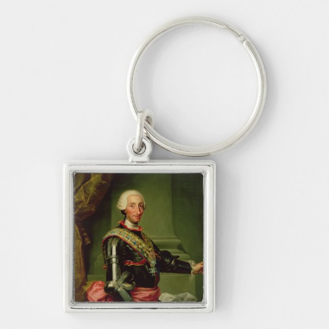Portrait of Charles III  c.1761 Key Ring (Front)