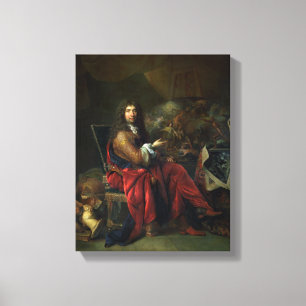 Portrait of Charles Le Brun (1619-90) 1686 (oil on Canvas Print