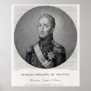 Portrait of Charles of France Poster