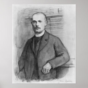 Portrait of Charles Peguy Poster