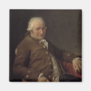 Portrait of Charles-Pierre Pecoul, 1784 (oil on ca Magnet