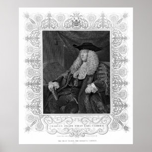 Portrait of Charles Pratt, 1st Earl Camden Poster