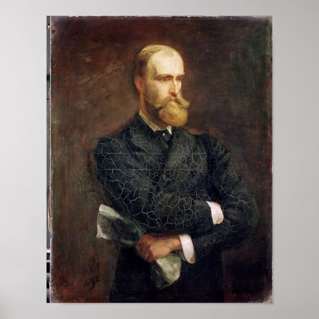 Portrait of Charles Stewart Parnell  1892 Poster (Front)