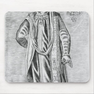 Portrait of Charles V , Holy Roman Emperor Mouse Mat