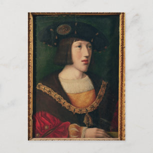 Portrait of Charles V Postcard