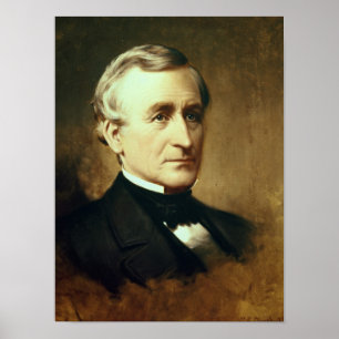 Portrait of Charles Wilkes 1870 Poster
