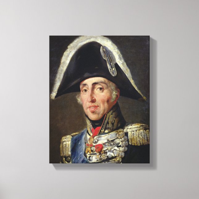 Portrait of Charles X Canvas Print (Front)