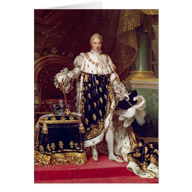 Portrait of Charles X  in Coronation Robes, 1827 (Front)
