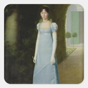 Portrait of Charlotte Bonaparte  1808 Square Sticker