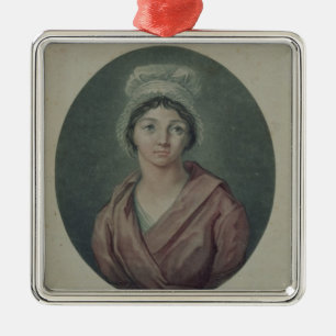 Portrait of Charlotte Corday after 1793 Metal Tree Decoration