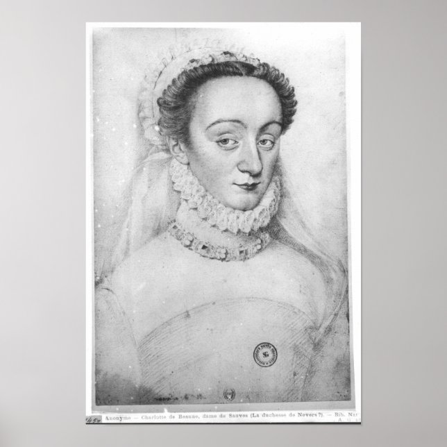 Portrait of Charlotte de Beaune  Dame de Poster (Front)