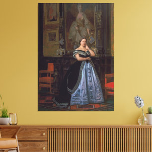 Portrait of Charlotte de Rothschild  Canvas Print