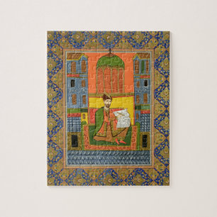 Portrait of Chota Rustaveli (c.1172-c.1216) after Jigsaw Puzzle