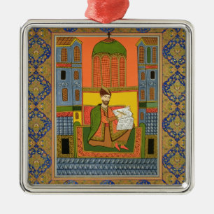 Portrait of Chota Rustaveli (c.1172-c.1216) after Metal Tree Decoration